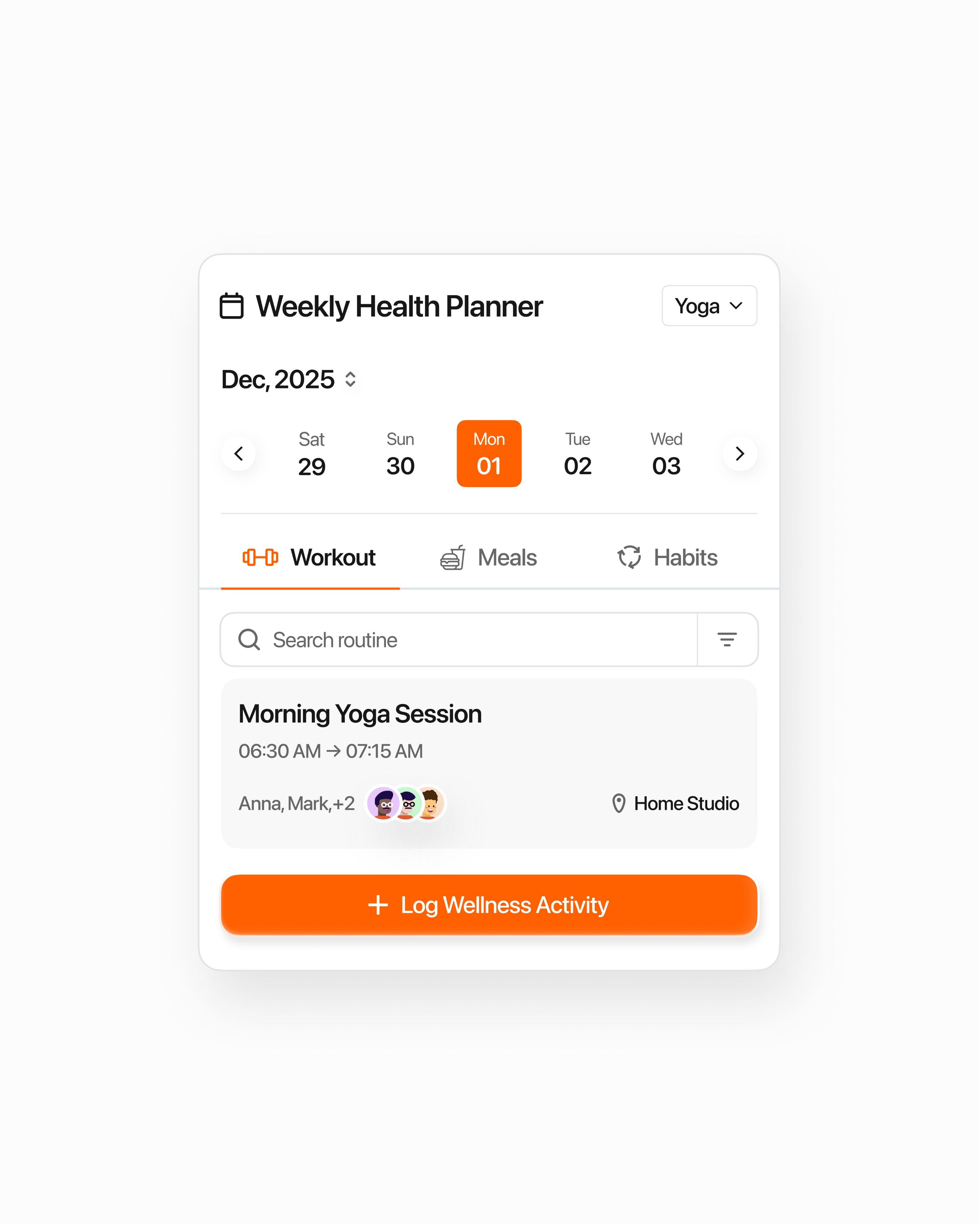 Product design UI